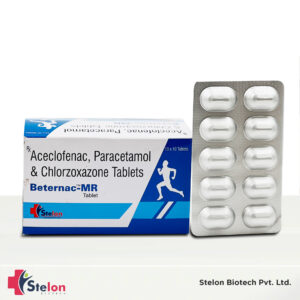 Aceclofenac 100mg + Paracetamol 325mg + Chlorzoxazone 250mg Tablet