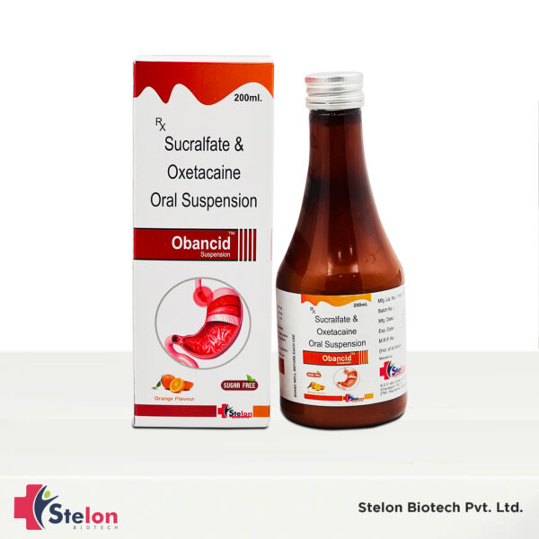 Sucralfate 1 gm + Oxetacaine 20 mg Suspension