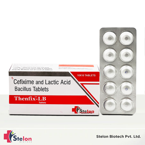 Cefixime 200 mg + Lactobacillus Sporogenes 60 Million Spores Tablets