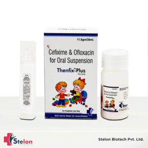 Cefixime 50 mg + Ofloxacin 50 mg Syrup