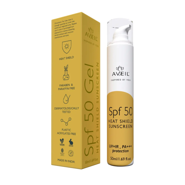 Aveil SPF 50 Gel with Heat Shield for Legs