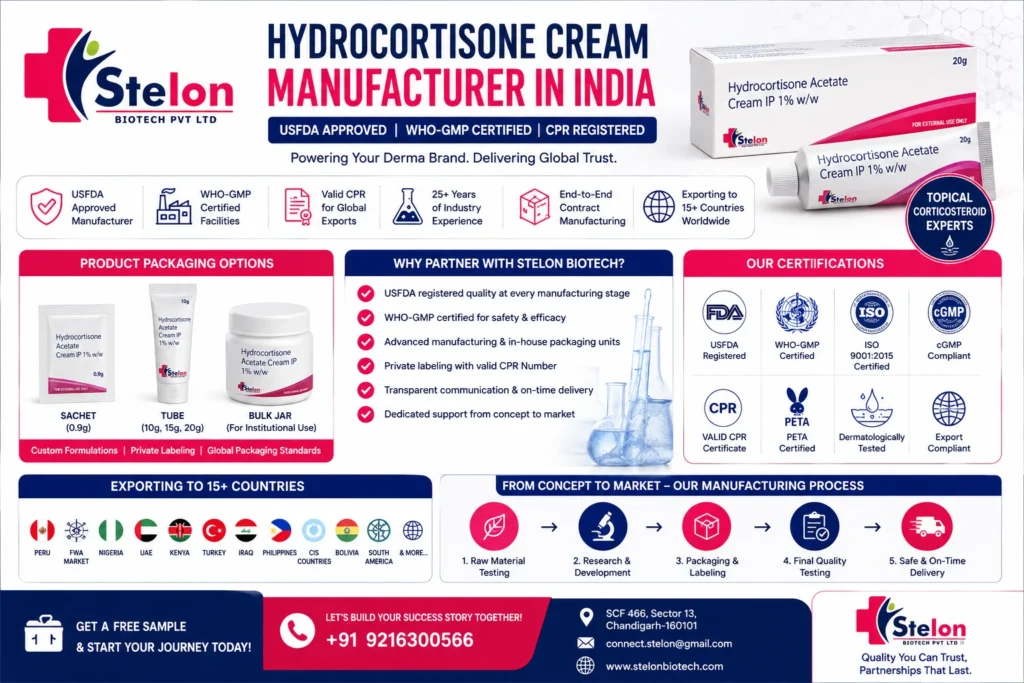 Hydrocortisone Cream Manufacturer
