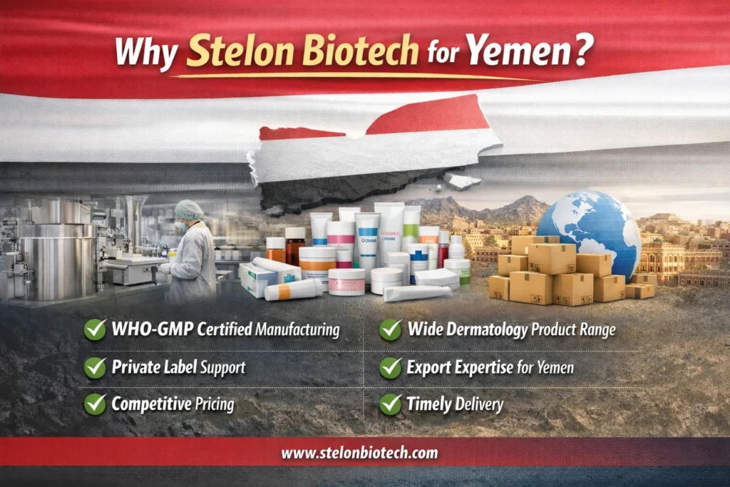 Dermatology Product Range Exporter in Yemen