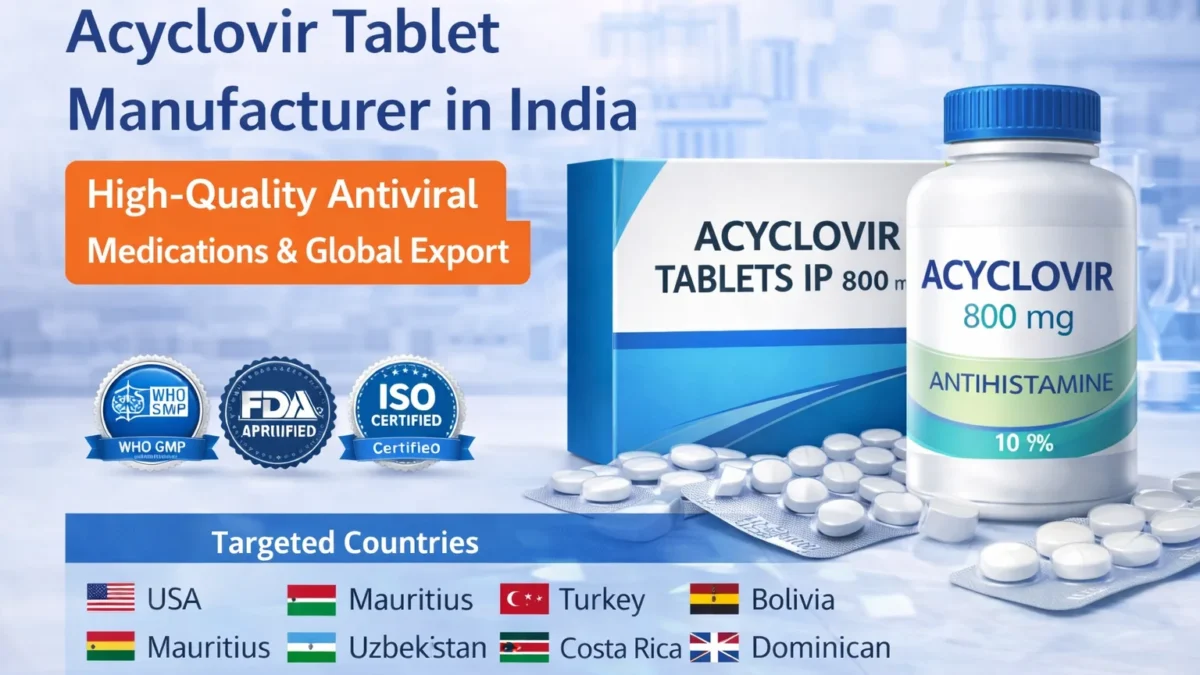 Acyclovir Tablet Manufacturer in India