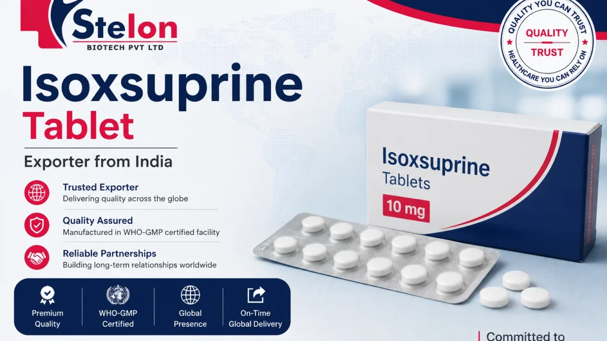 Isoxsuprine Tablet Exporter from India