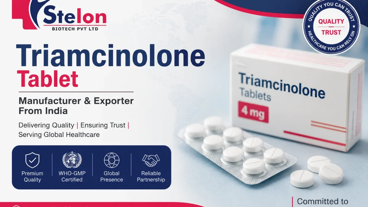 Triamcinolone Tablet Manufacturer & Exporter From India