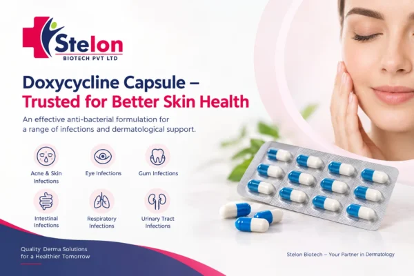 Best Doxycycline Capsule Manufacturer in India- Stelon Biotech
